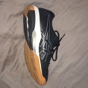ASICS running shoes worn lightly